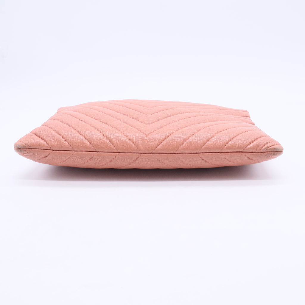 Charm O Case Pouch Chevron Lambskin Medium Twins LDJ3050