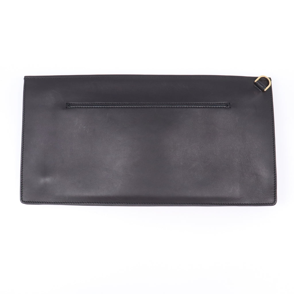 Salvatore Ferragamo Afef Lock Story Wristlet Clutch B22351