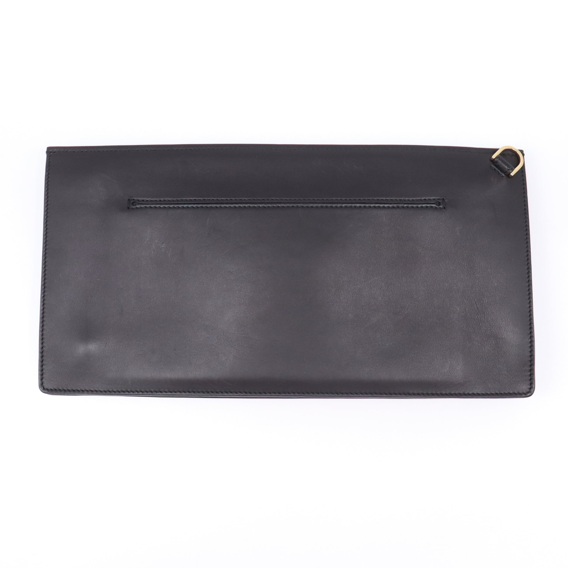 Salvatore Ferragamo Afef Lock Story Wristlet Clutch B22351