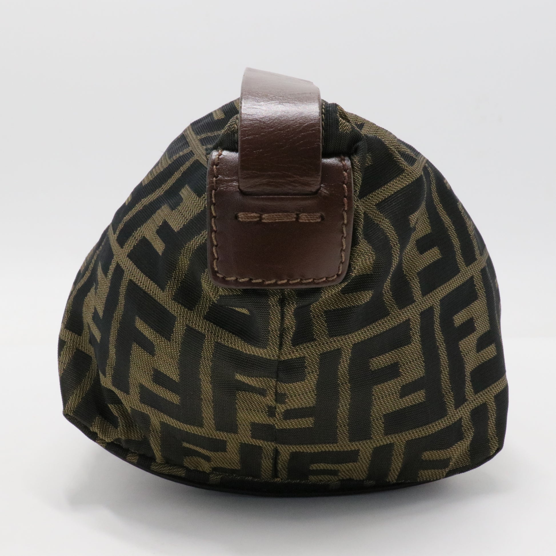 Zucca Canvas Vanity Pouch Brown