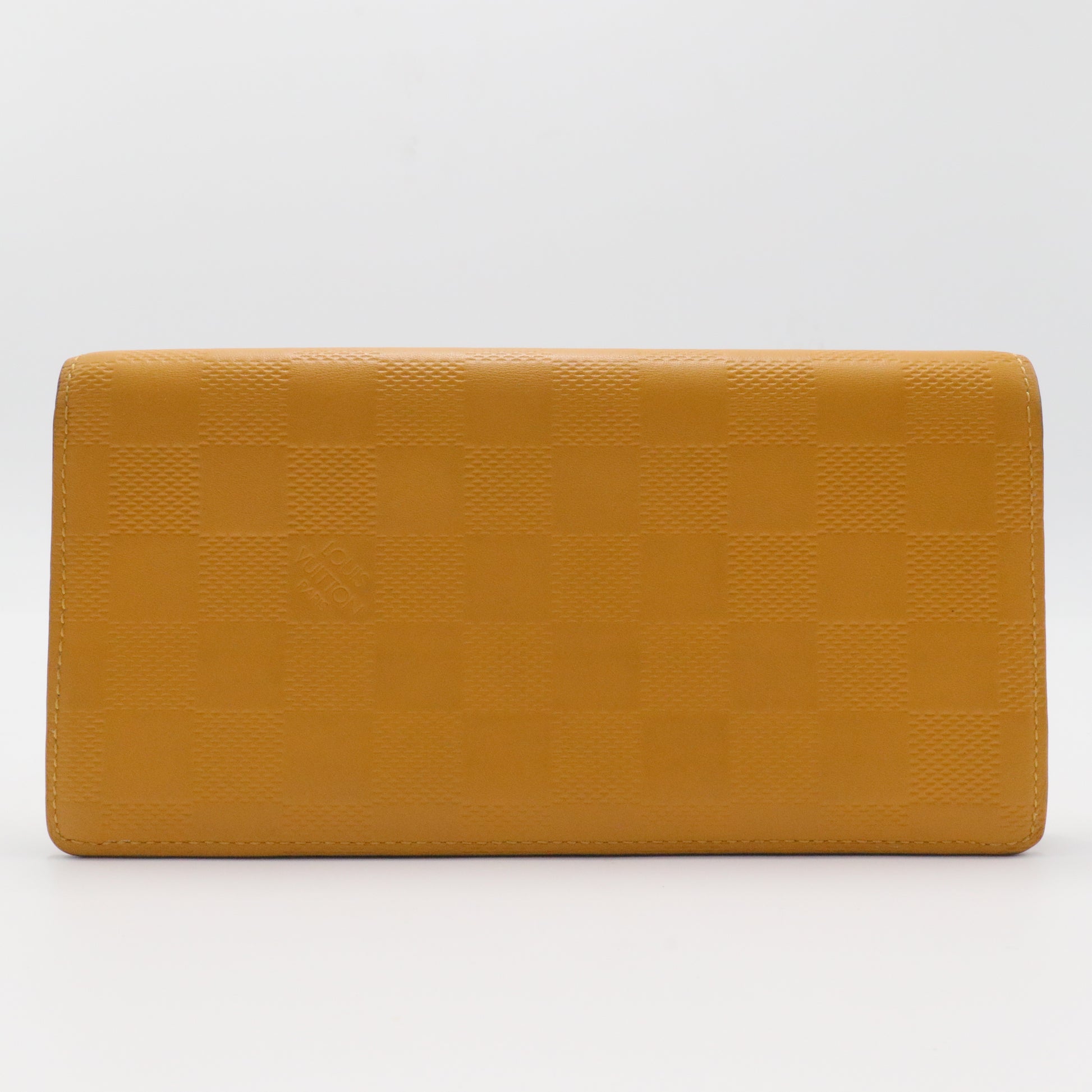 Brazza Wallet Damier Graphite Yellow