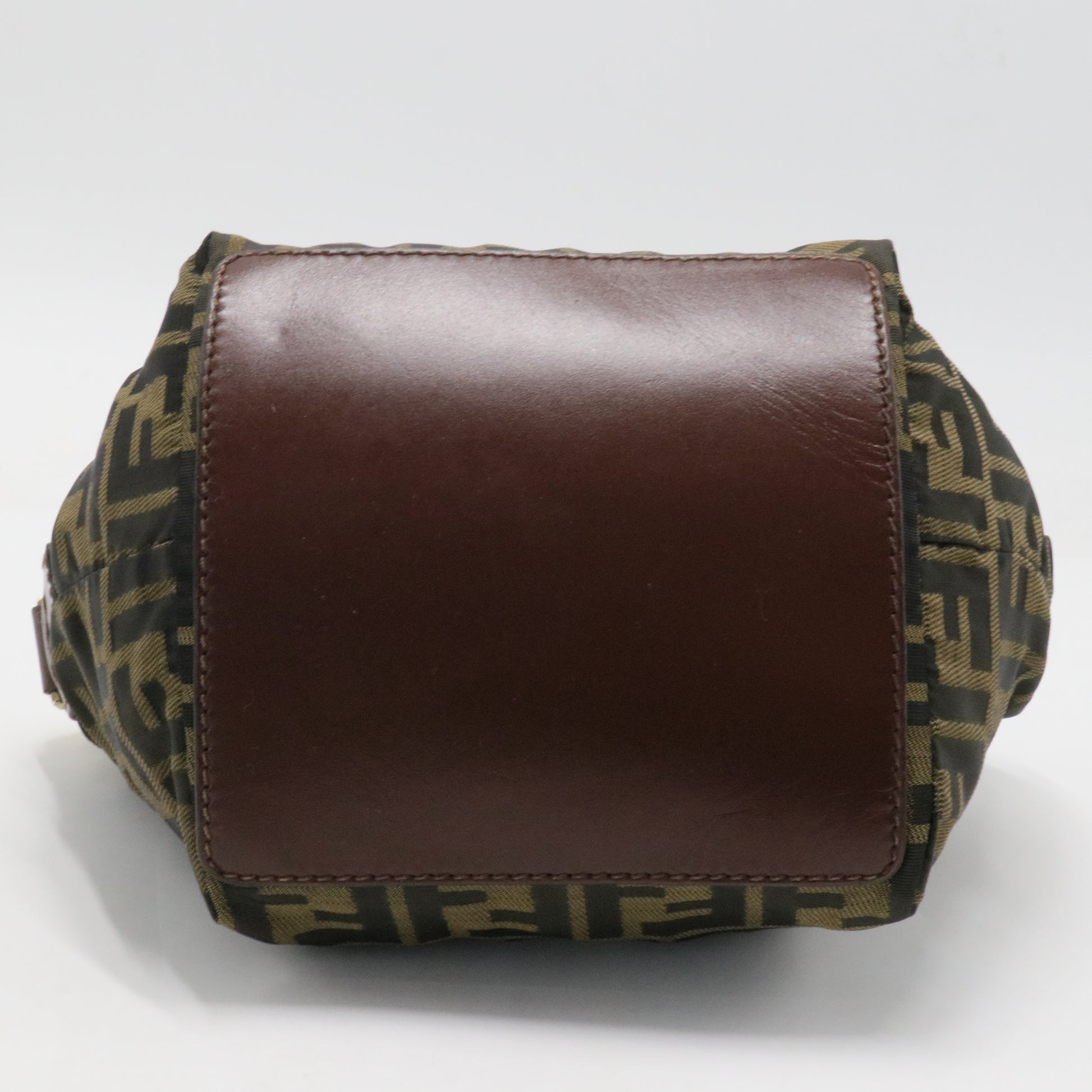 Zucca Canvas Vanity Pouch Brown