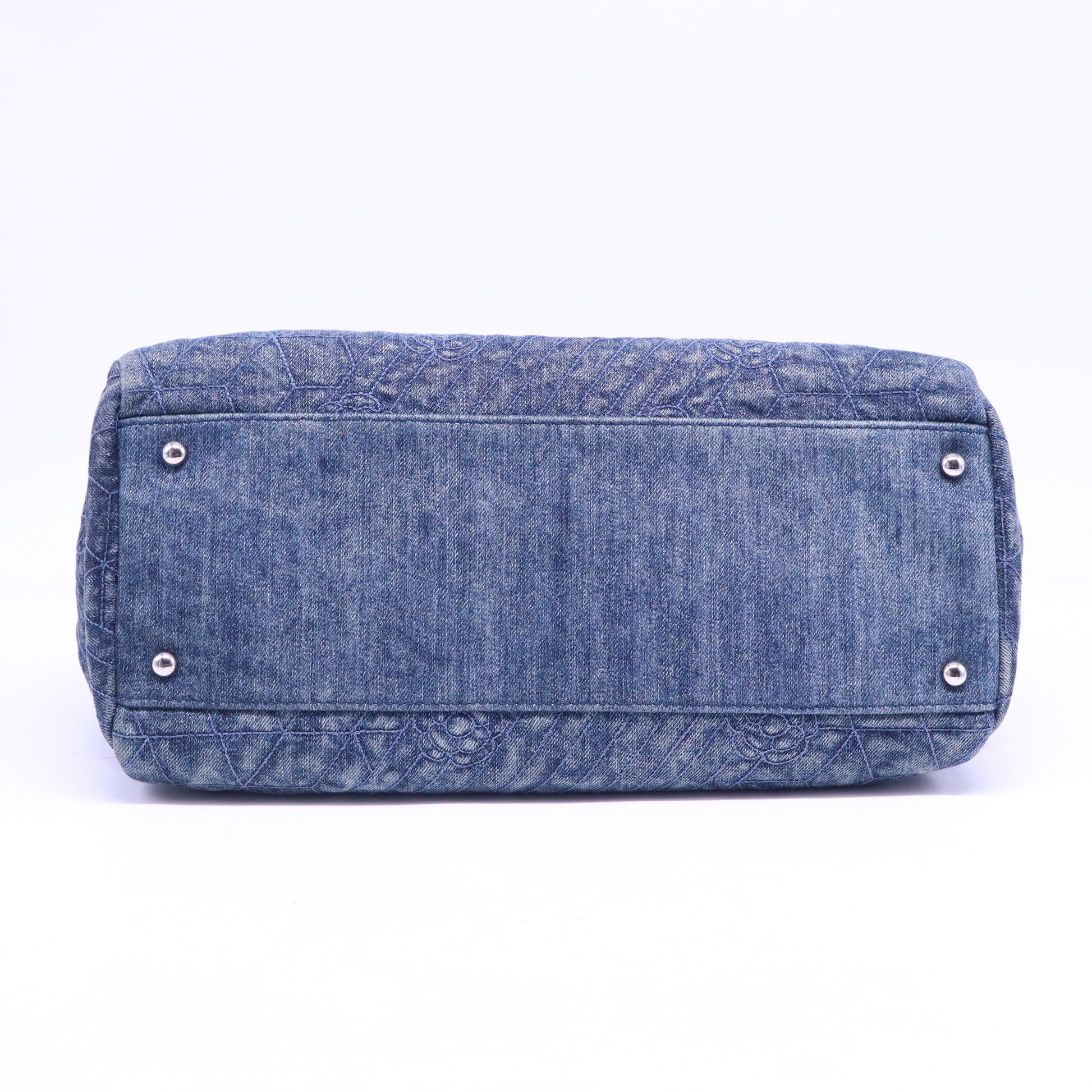 Denim Camellia Embroidered Large Just Mademoiselle Blue B21279