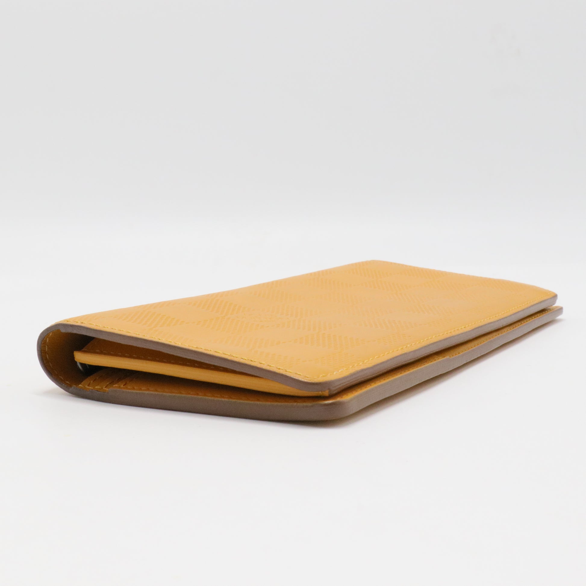 Brazza Wallet Damier Graphite Yellow