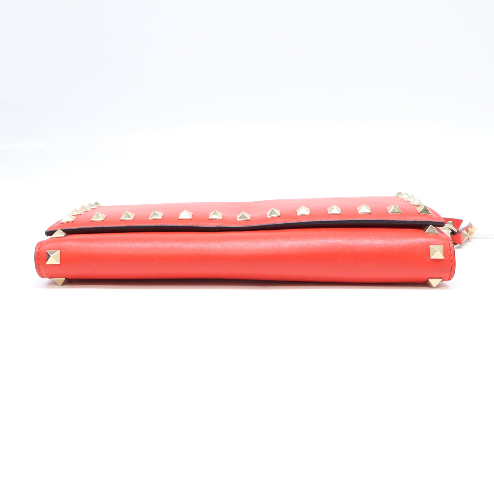 Red Studded Wallet On Strap B22545