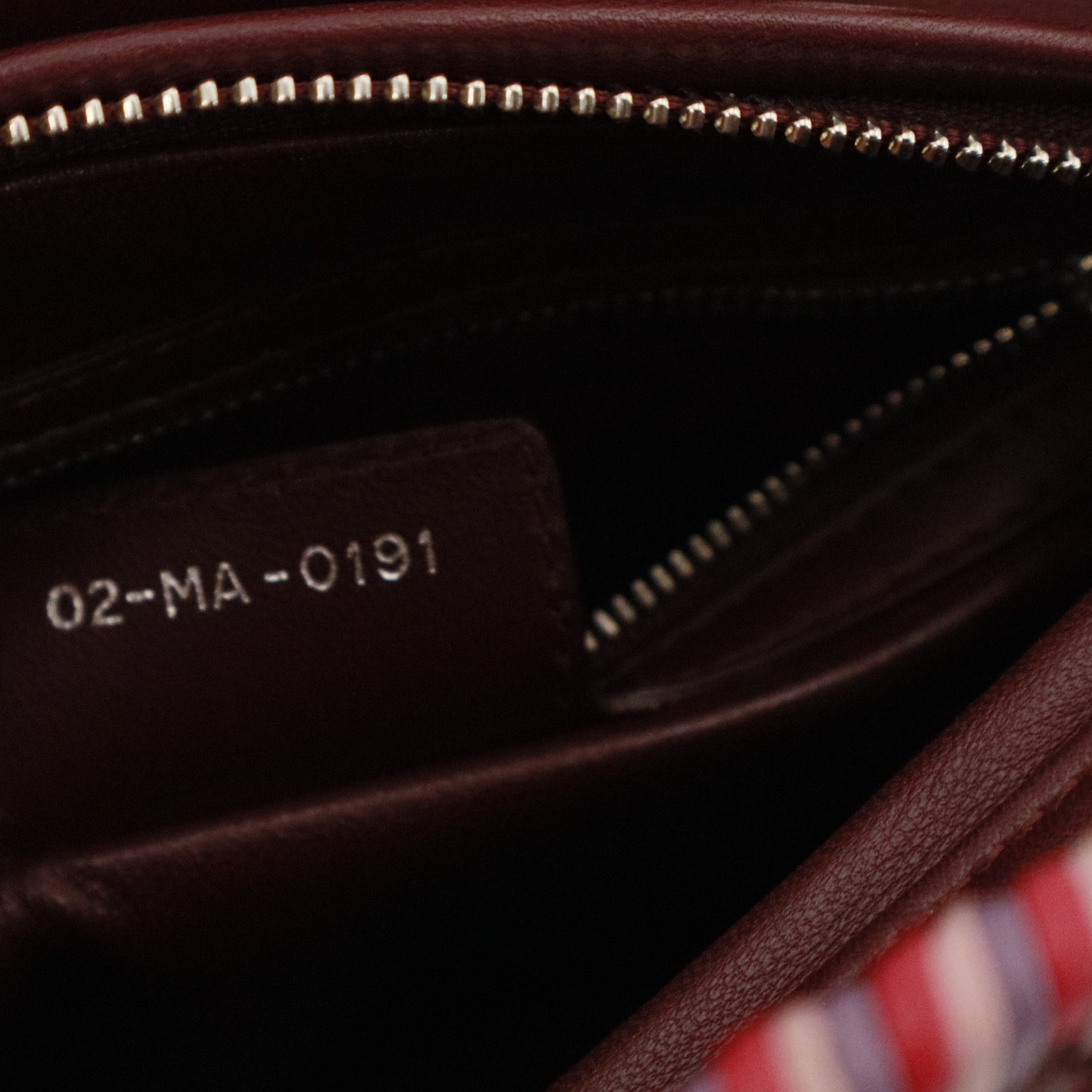 Tweed Lady Dior Medium Pink Leather With Tweed