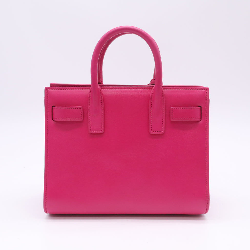 Saint Laurent Smooth Leather Nano Sac de Jour Bag B23377