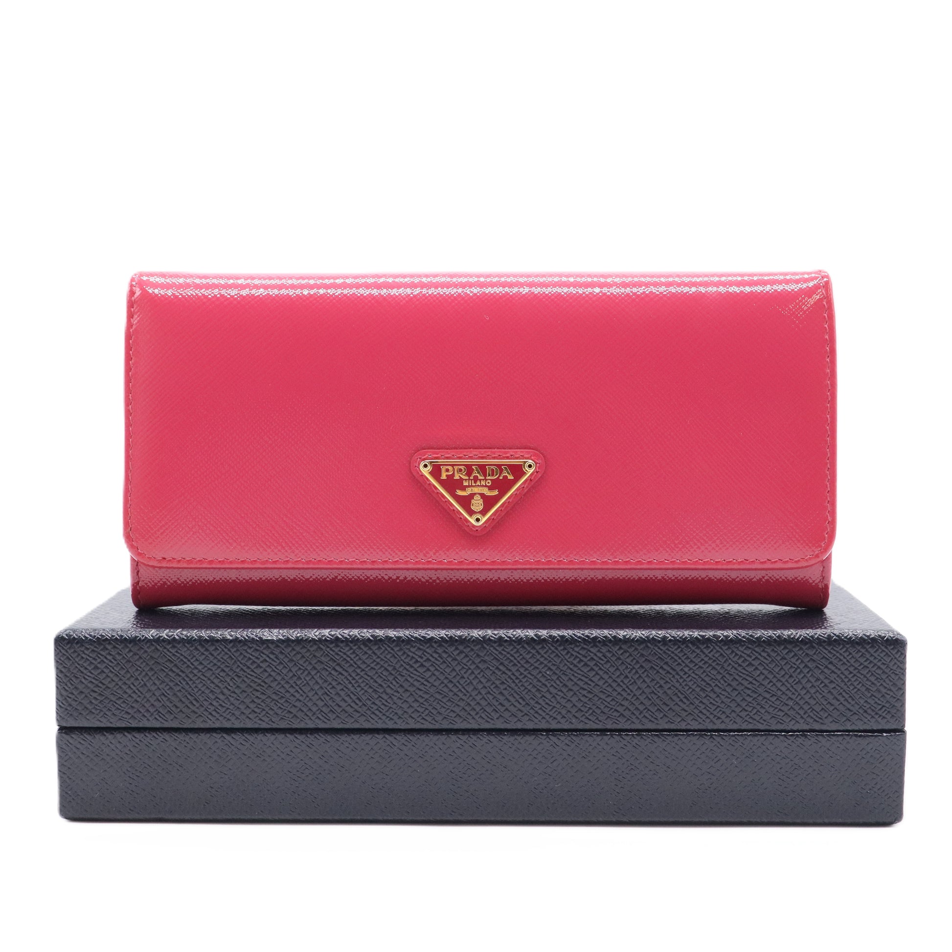 Saffiano Lux Leather Continental Wallet