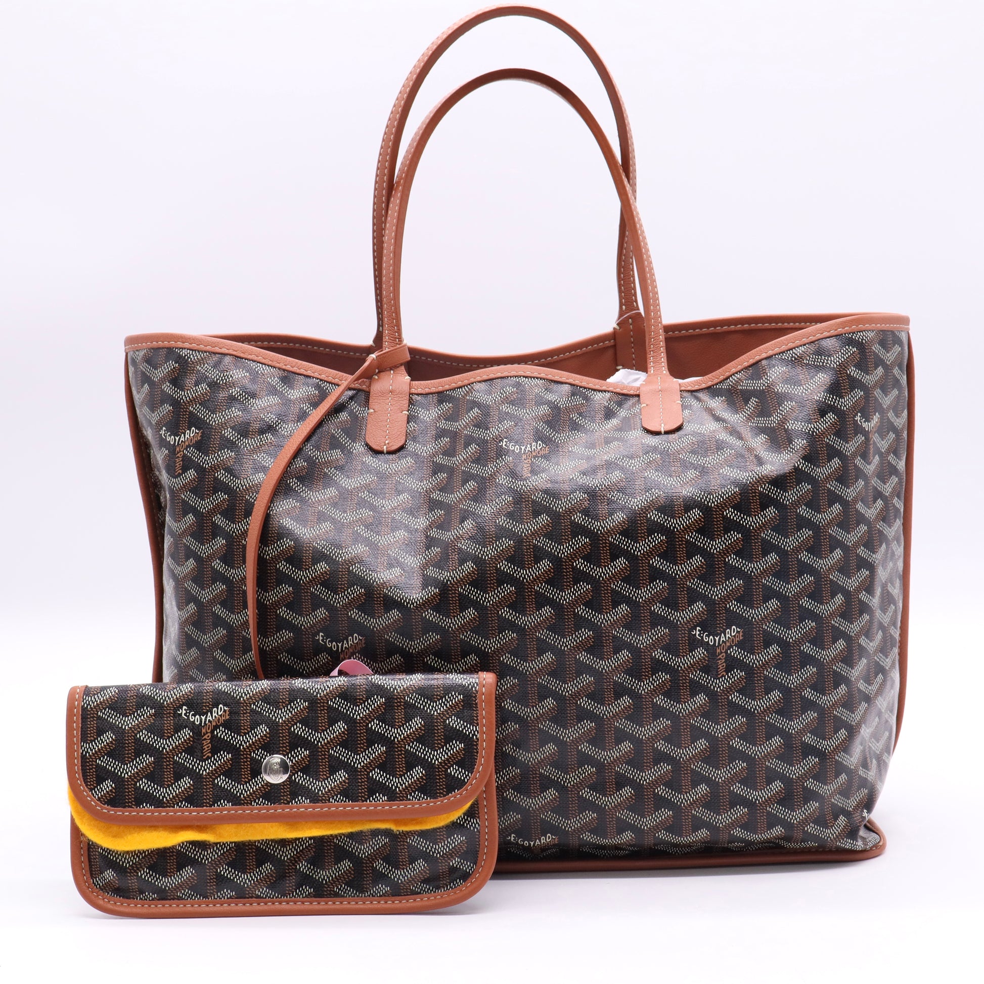Goyard Black Saint Louis PM Tote Bag twins