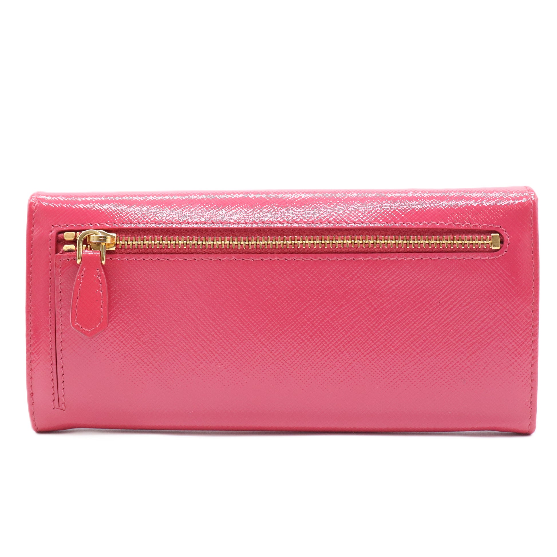 Saffiano Lux Leather Continental Wallet