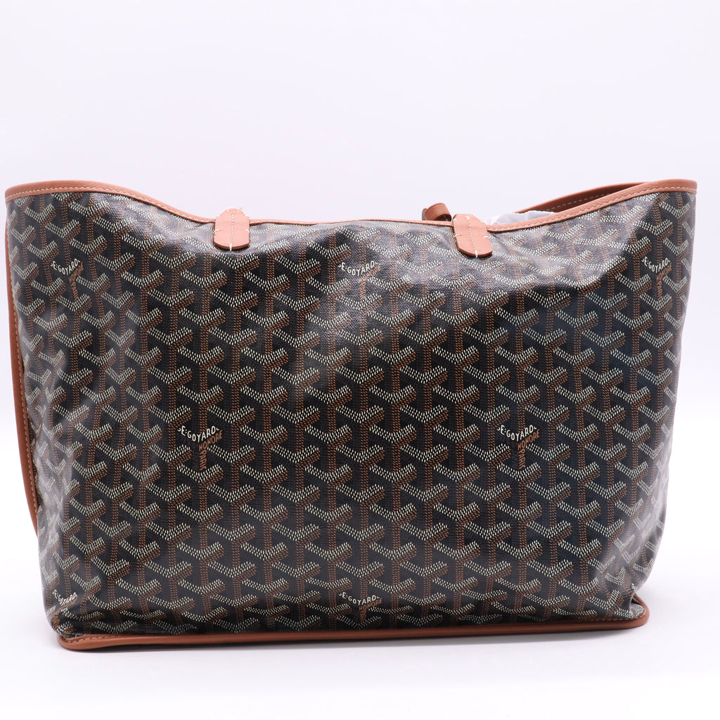 Goyard Black Saint Louis PM Tote Bag twins