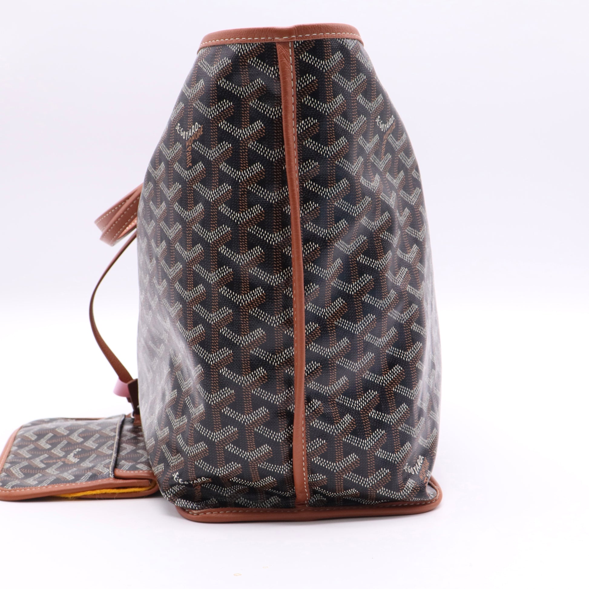 Goyard Black Saint Louis PM Tote Bag twins