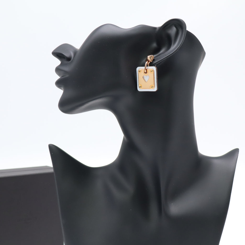 Hermes Ace of Hearts Earrings W21686