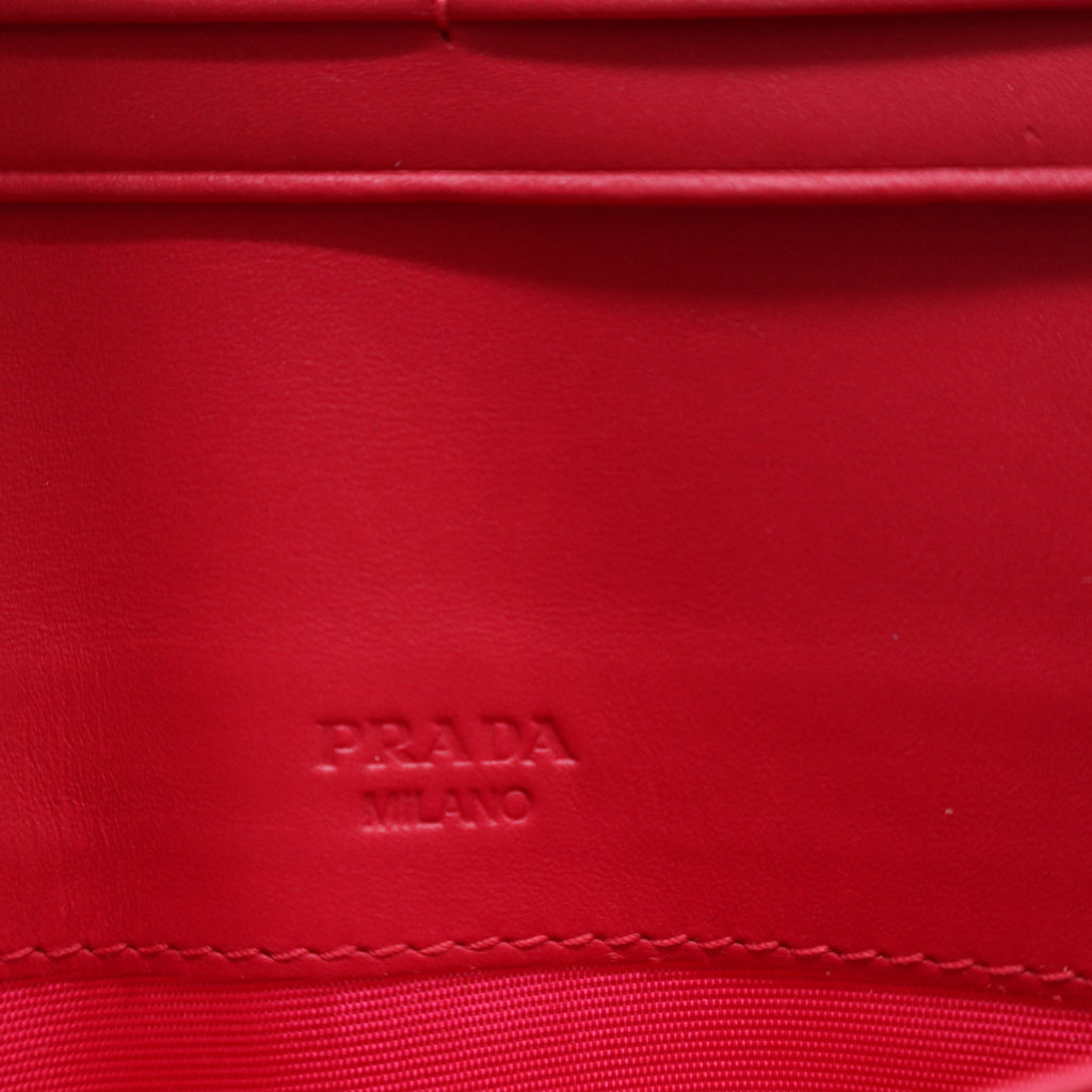 Saffiano Lux Leather Continental Wallet