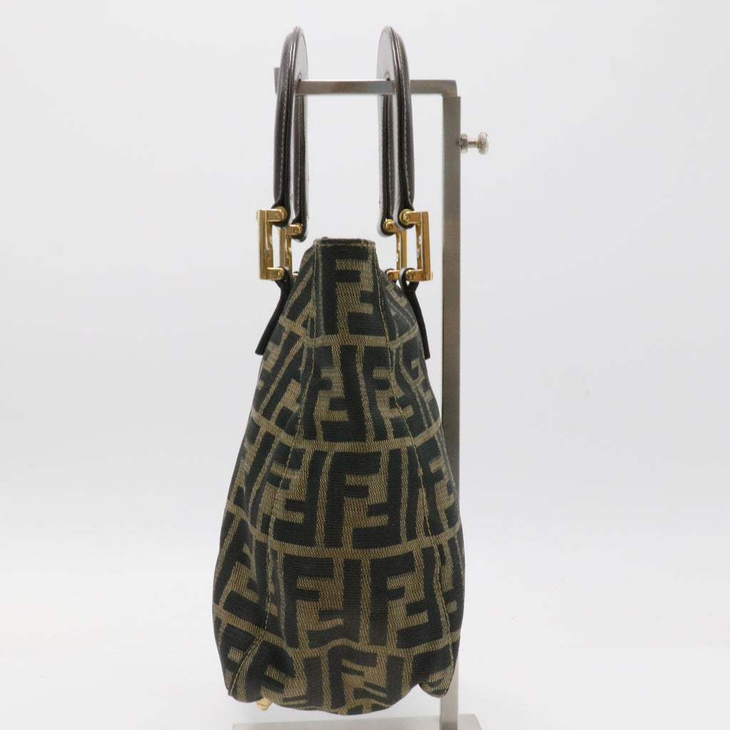 Vintage FF Handle Tote Zucca Canvas Small