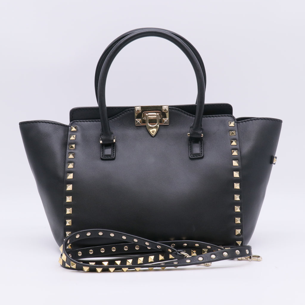 Valentino Garavani Rockstud Small Double Handle Tote Bag B23283