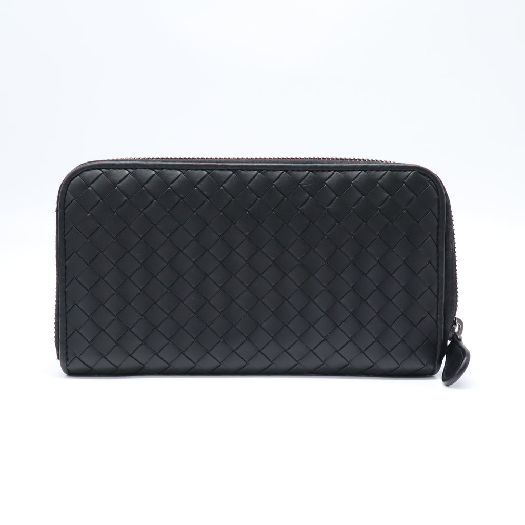 Bottega Veneta Intrecciato Zip Around Wallet W21787