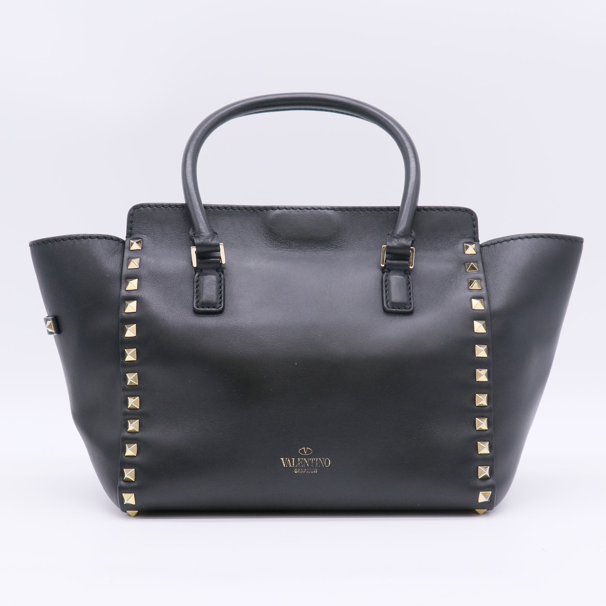 Valentino Garavani Rockstud Small Double Handle Tote Bag B23283