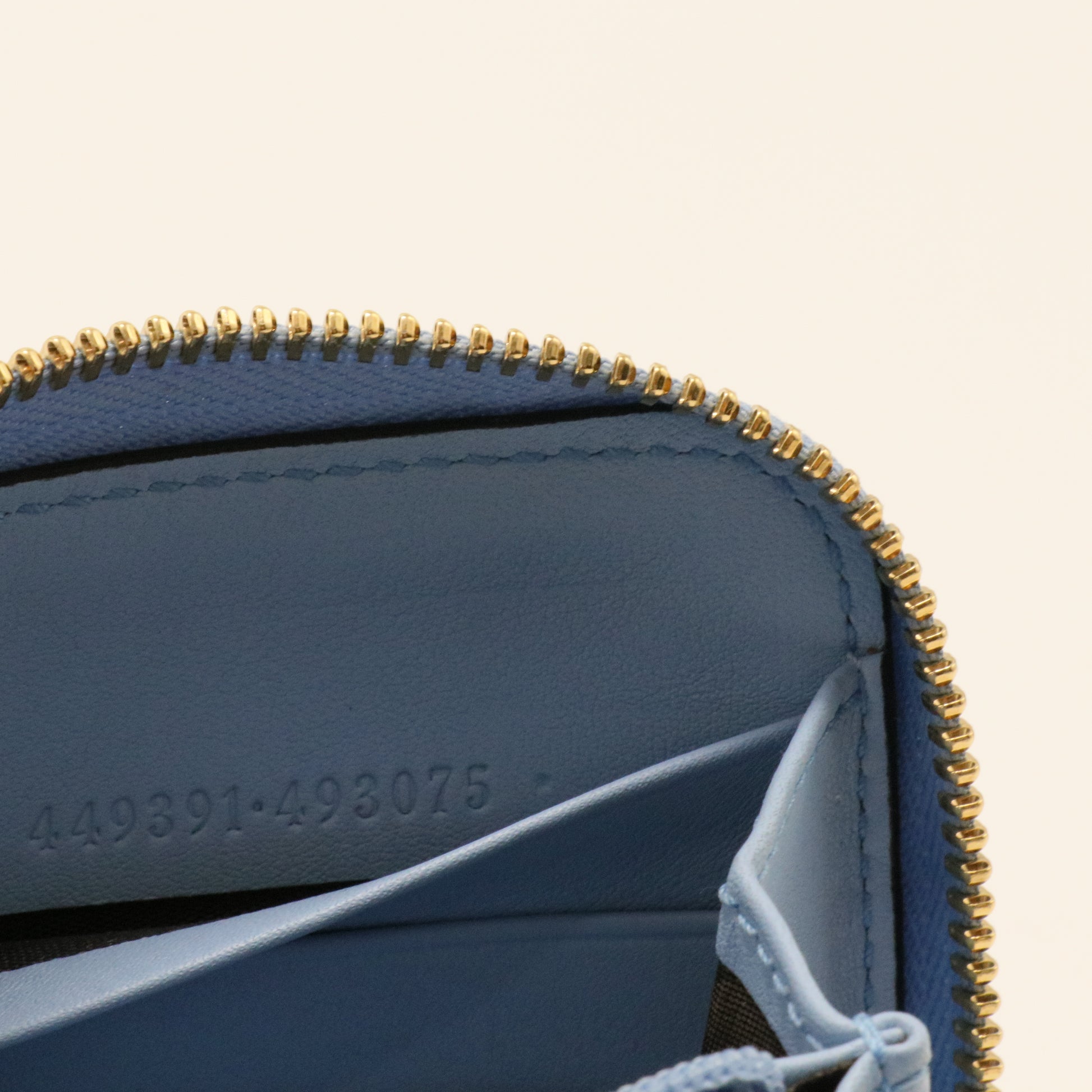 Zip Around Wallet Microguccissima Leather Long