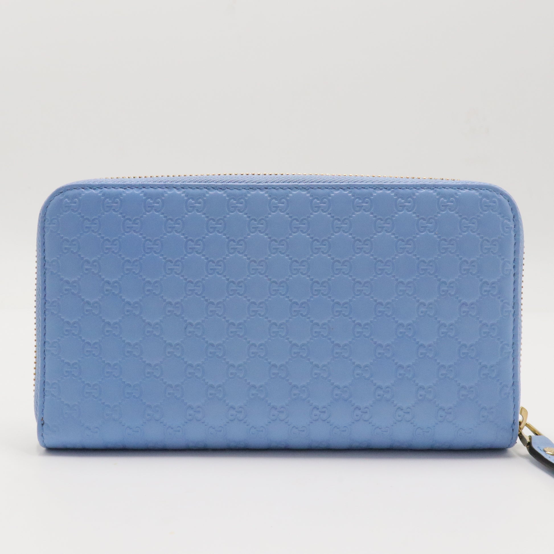 Zip Around Wallet Microguccissima Leather Long