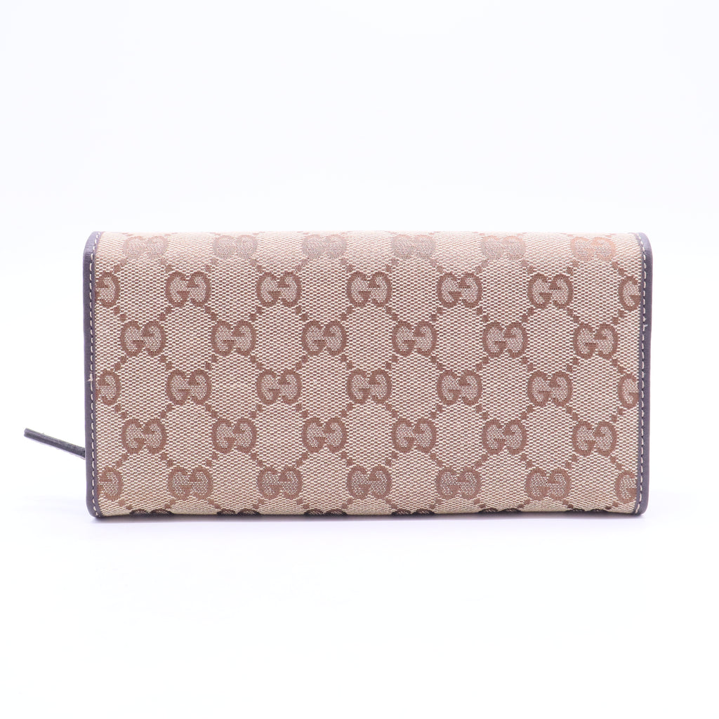 Lovely Heart Continental Wallet GG Canvas TWINS W20366