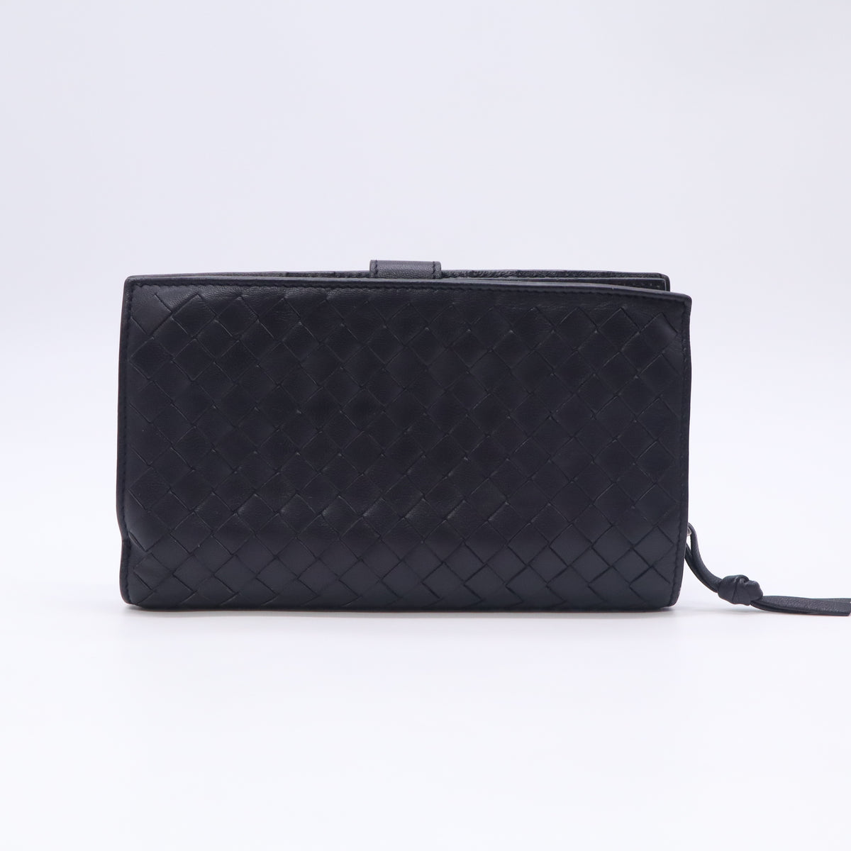 Woven Leather Long Wallet W23121