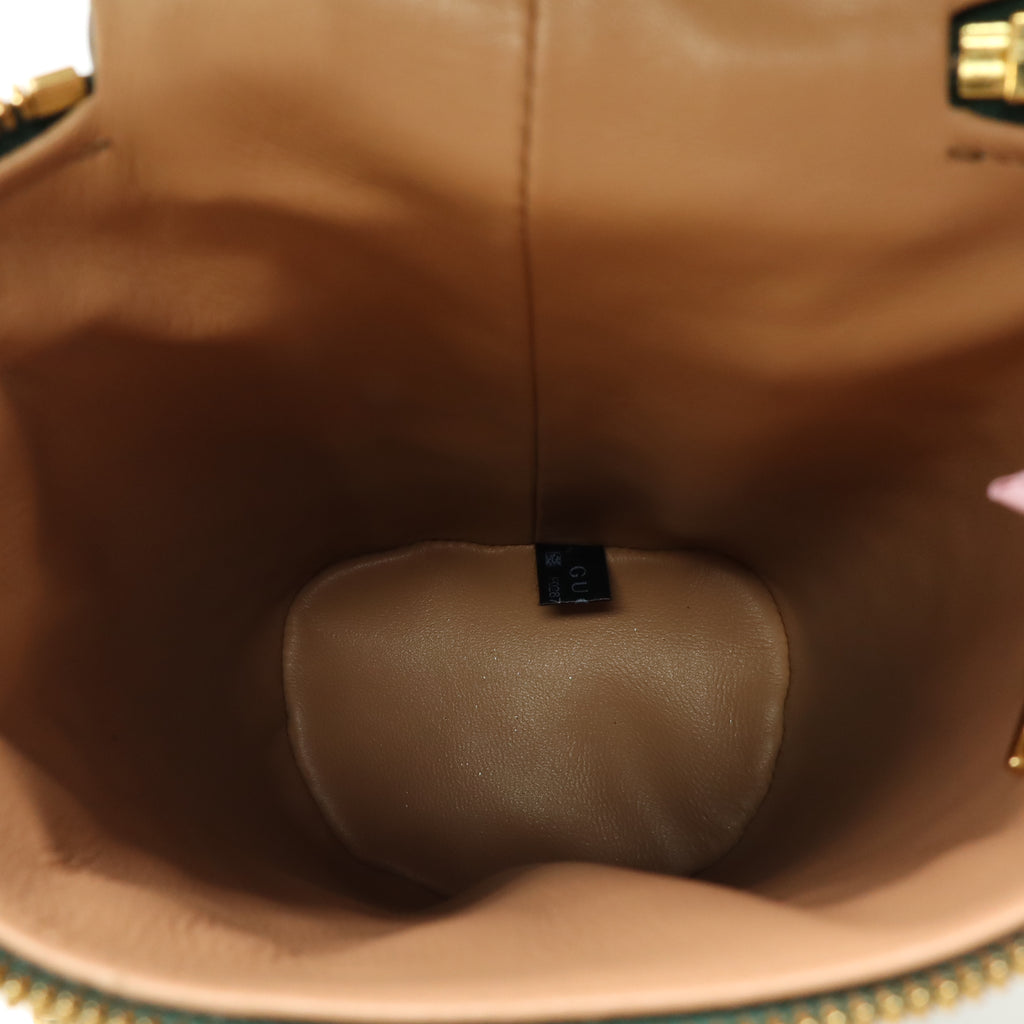 Gucci Zumi Medium Leather Cylinder Shoulder Bag twins LDJ4417