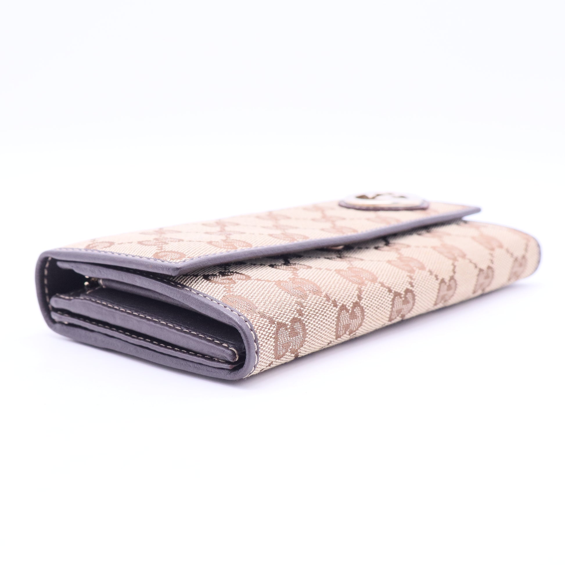 Lovely Heart Continental Wallet GG Canvas TWINS W20366