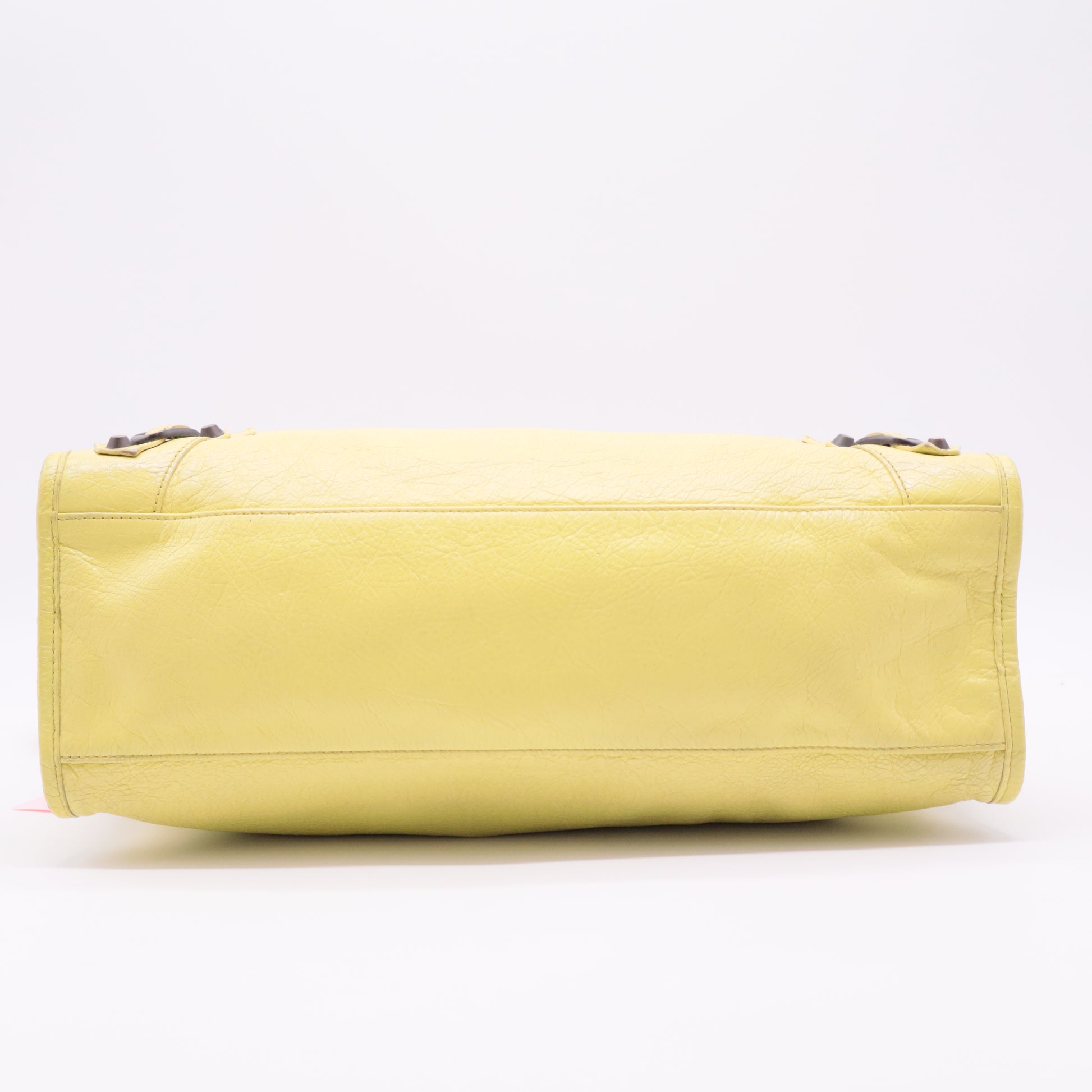 Yellow Leather RH Classic City Bag twins