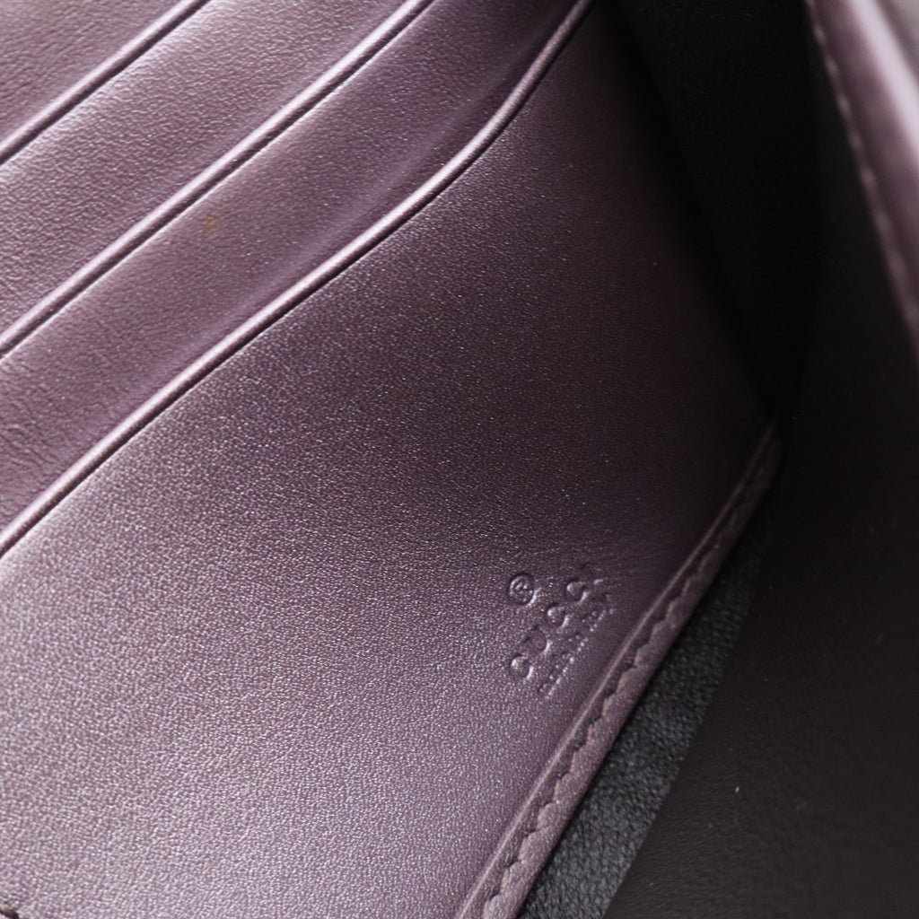 Lovely Heart Continental Wallet GG Signature Continental Wallet