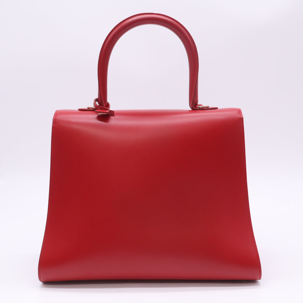 Delvaux Brillant MM Box Calf Leather Top Handle Bag B23307