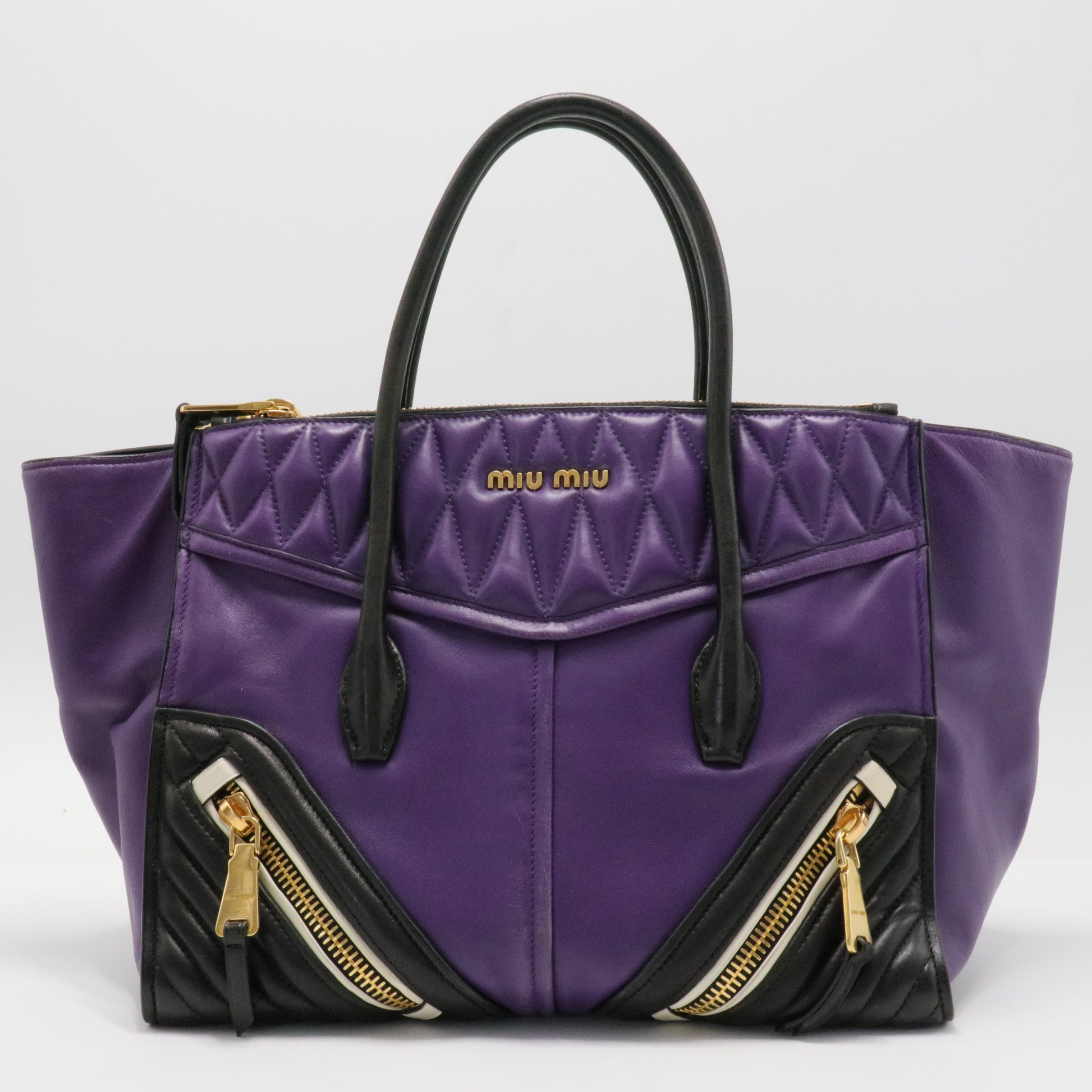 Miu Miu Biker Nappa