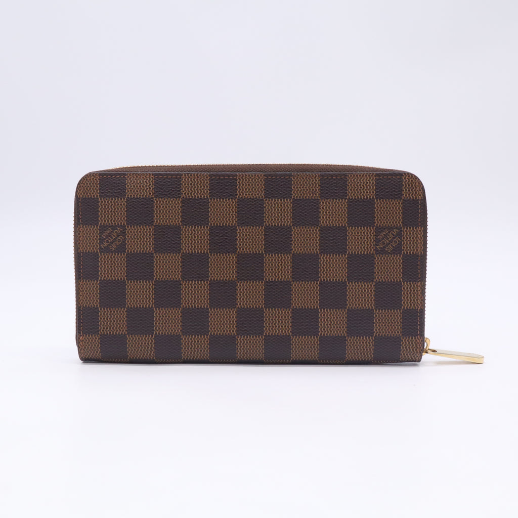Damier Ebene Zippy Organizer Wallet W23144
