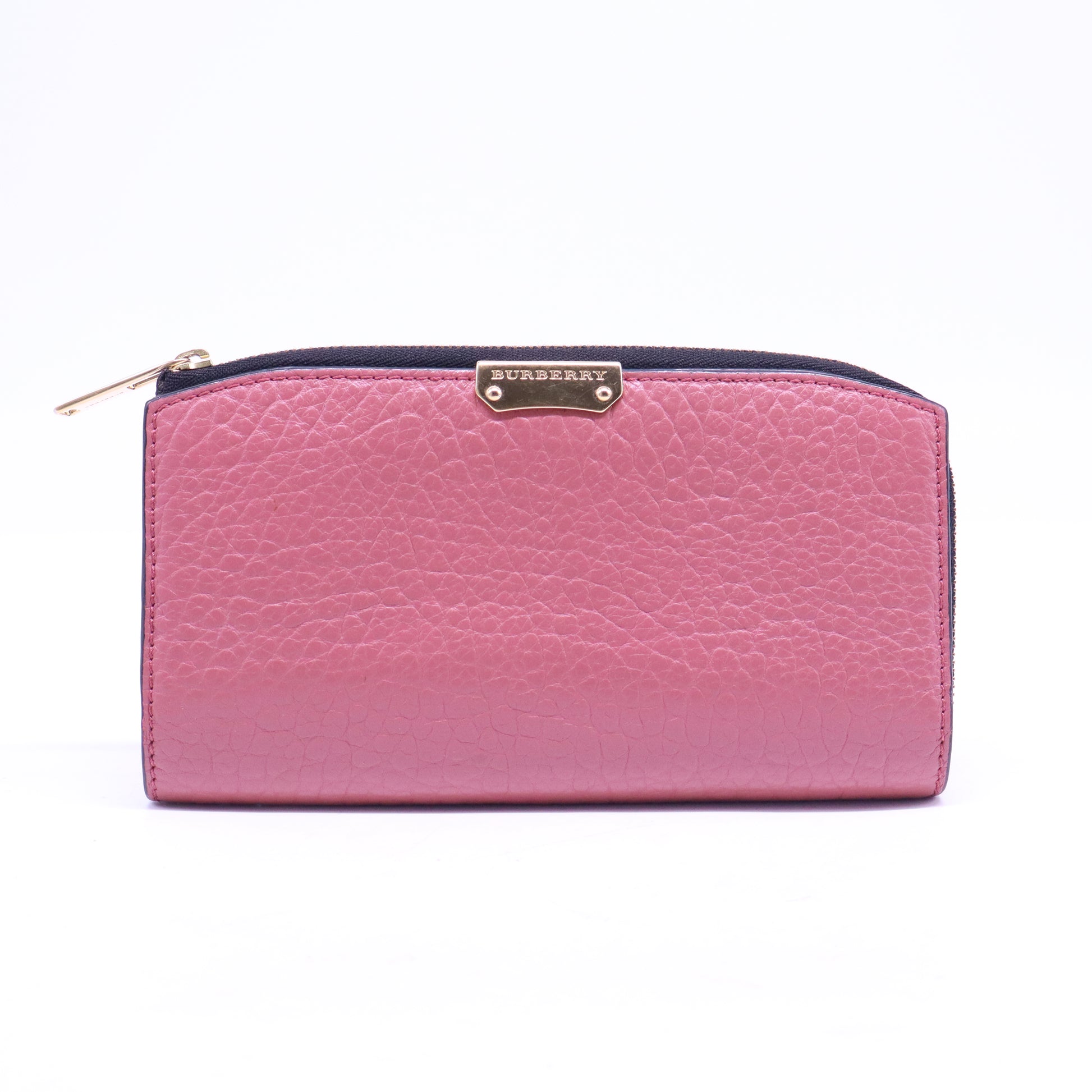 Leather wallet in pink W20786