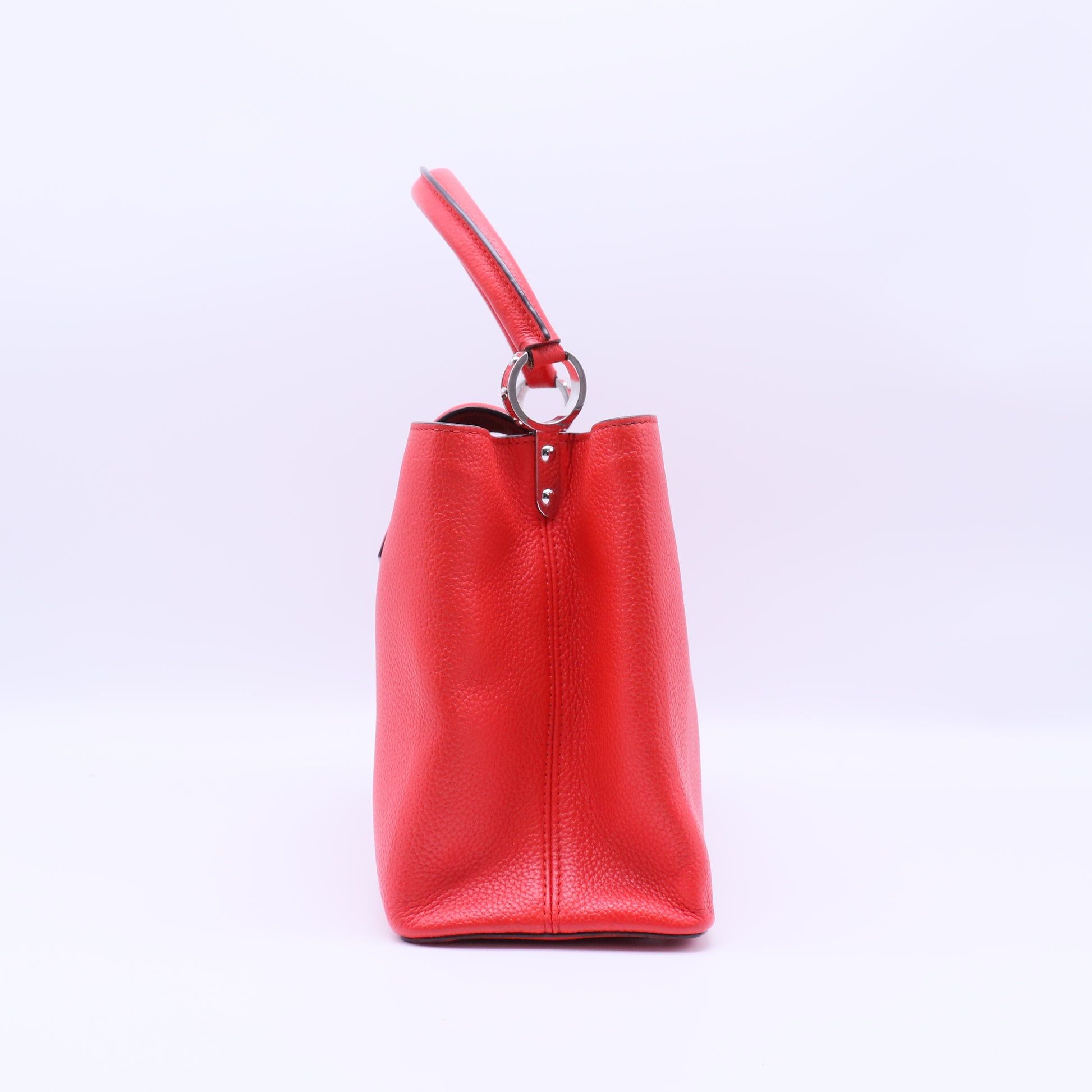 Python-Trimmed Taurillon Capucines BB B21846