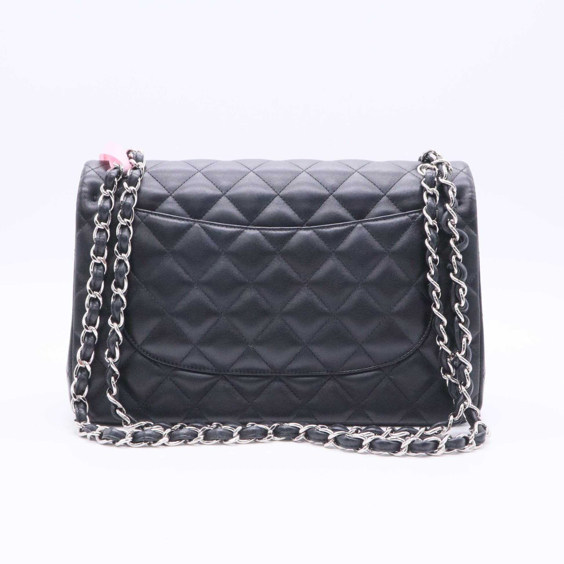 Classic Double Flap Bag Quilted Lambskin Jumbo Twins
