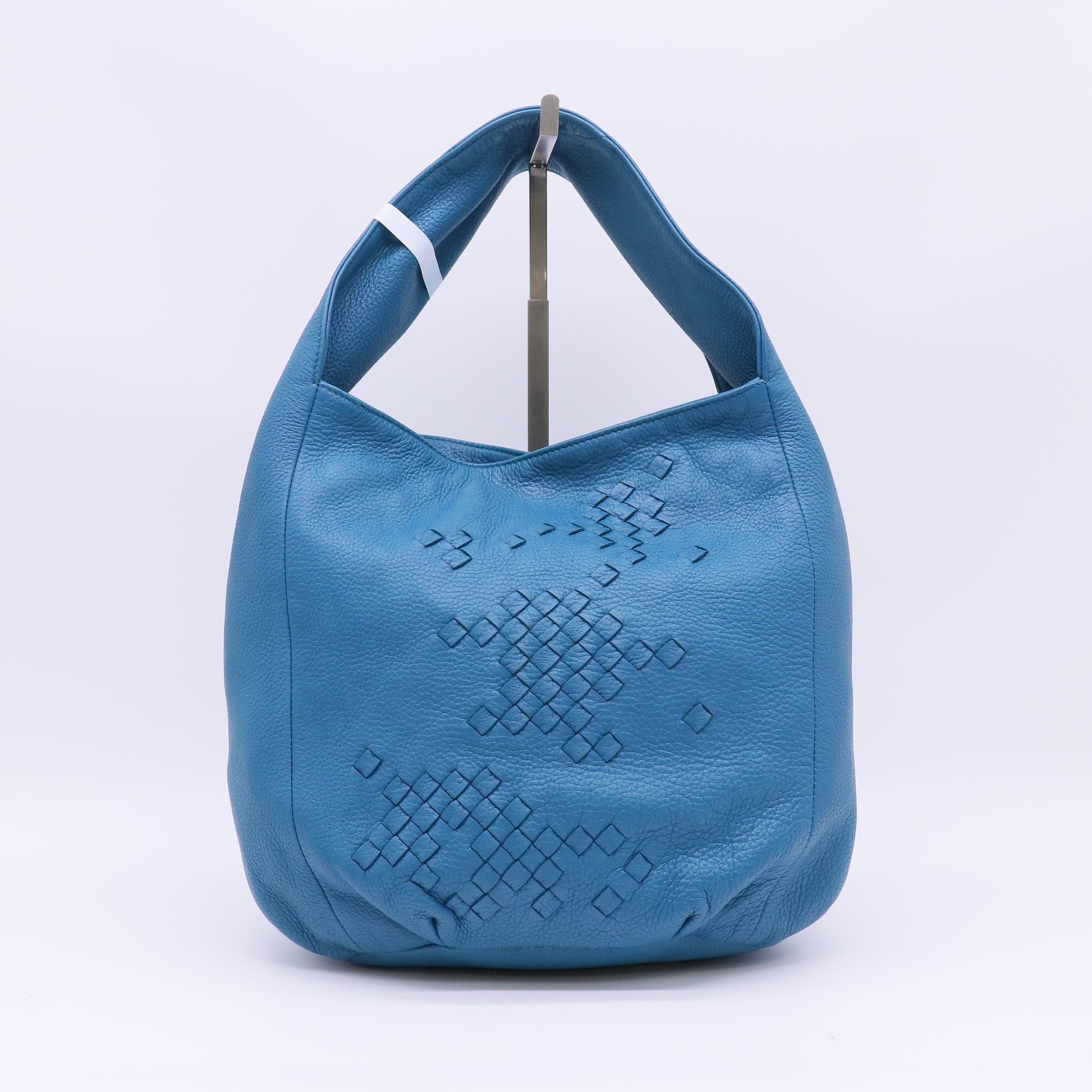 Bottega Veneta Intrecciato Trimmed Cervo Deerskin Hobo B23980