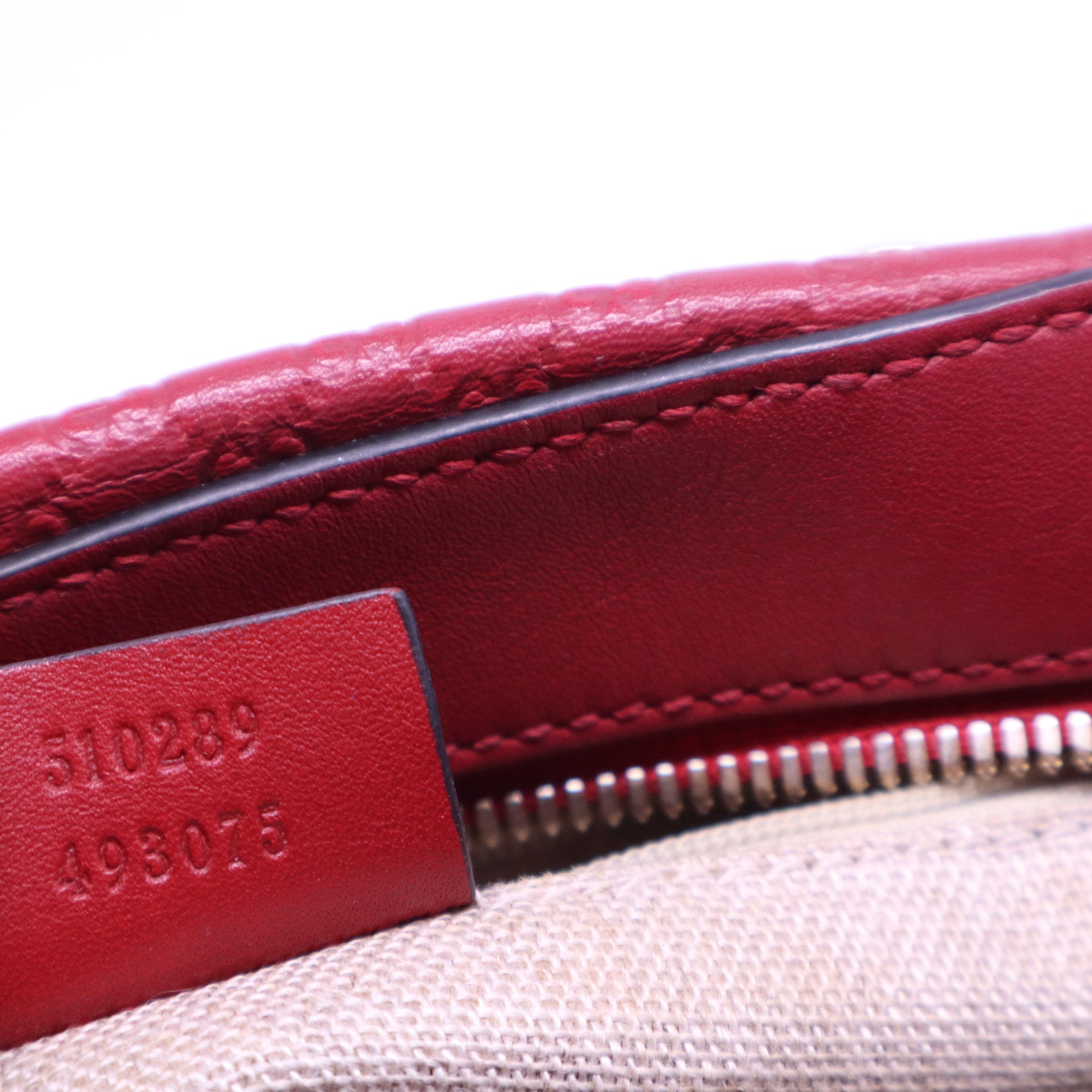 Soft Microguccissima Small Crossbody Bag Rosso B20728