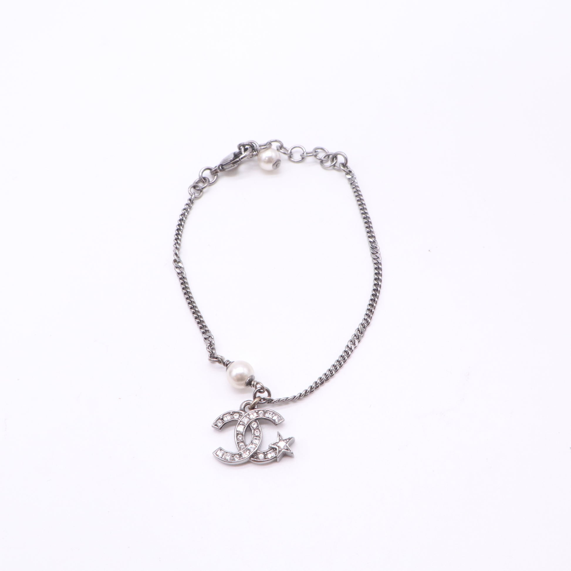 Chanel CC Star Pearl Link Bracelet twins LDJ5073