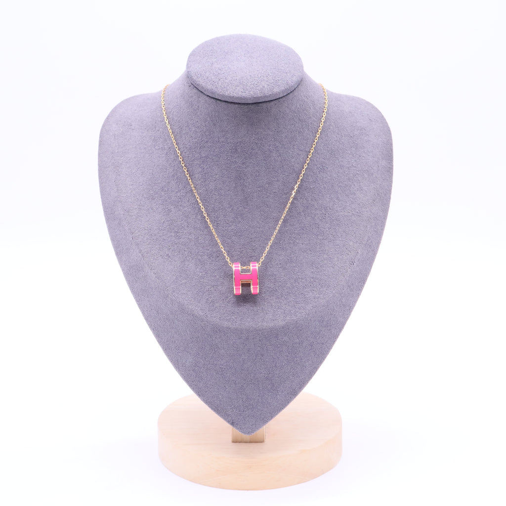 Pop H Pendant Necklace TWINS W20376