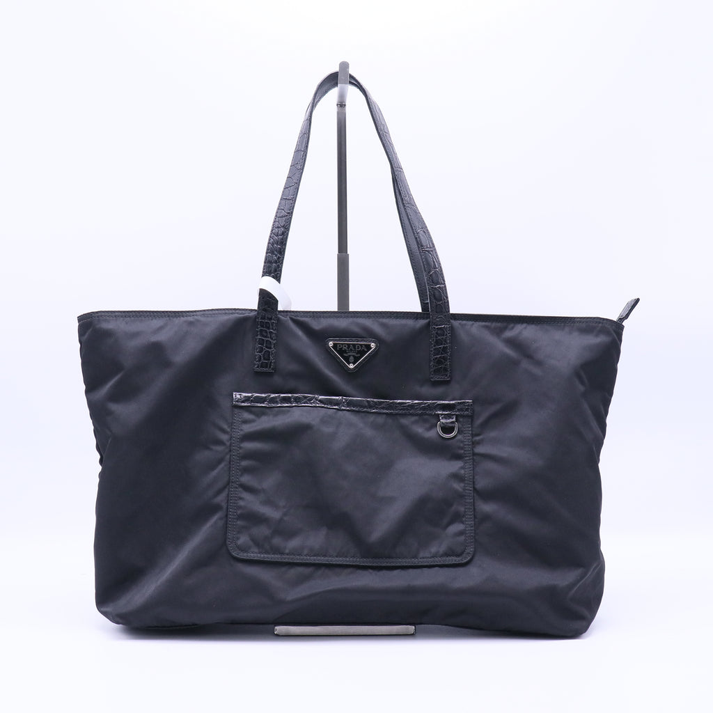Prada Re-Edition 1978 large Re-Nylon and Saffiano leather tote bag B21796
