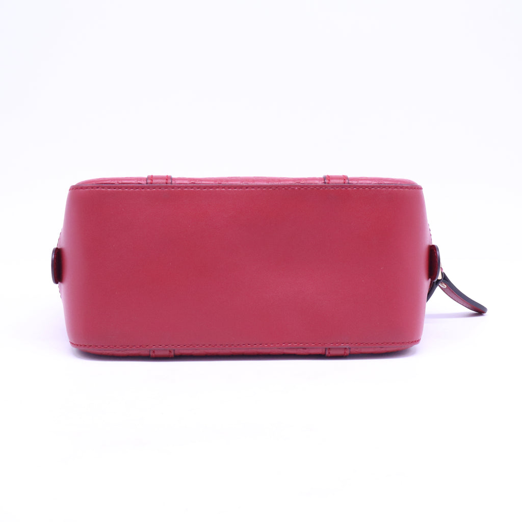 Soft Microguccissima Small Crossbody Bag Rosso B20728