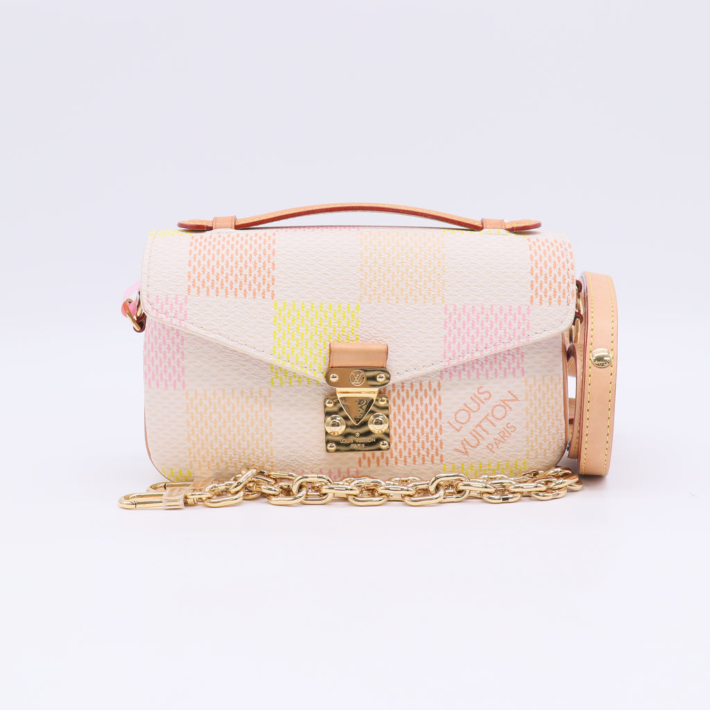 Louis Vuitton Damier Giant Pochette Metis East West Peach twins LDJ5064