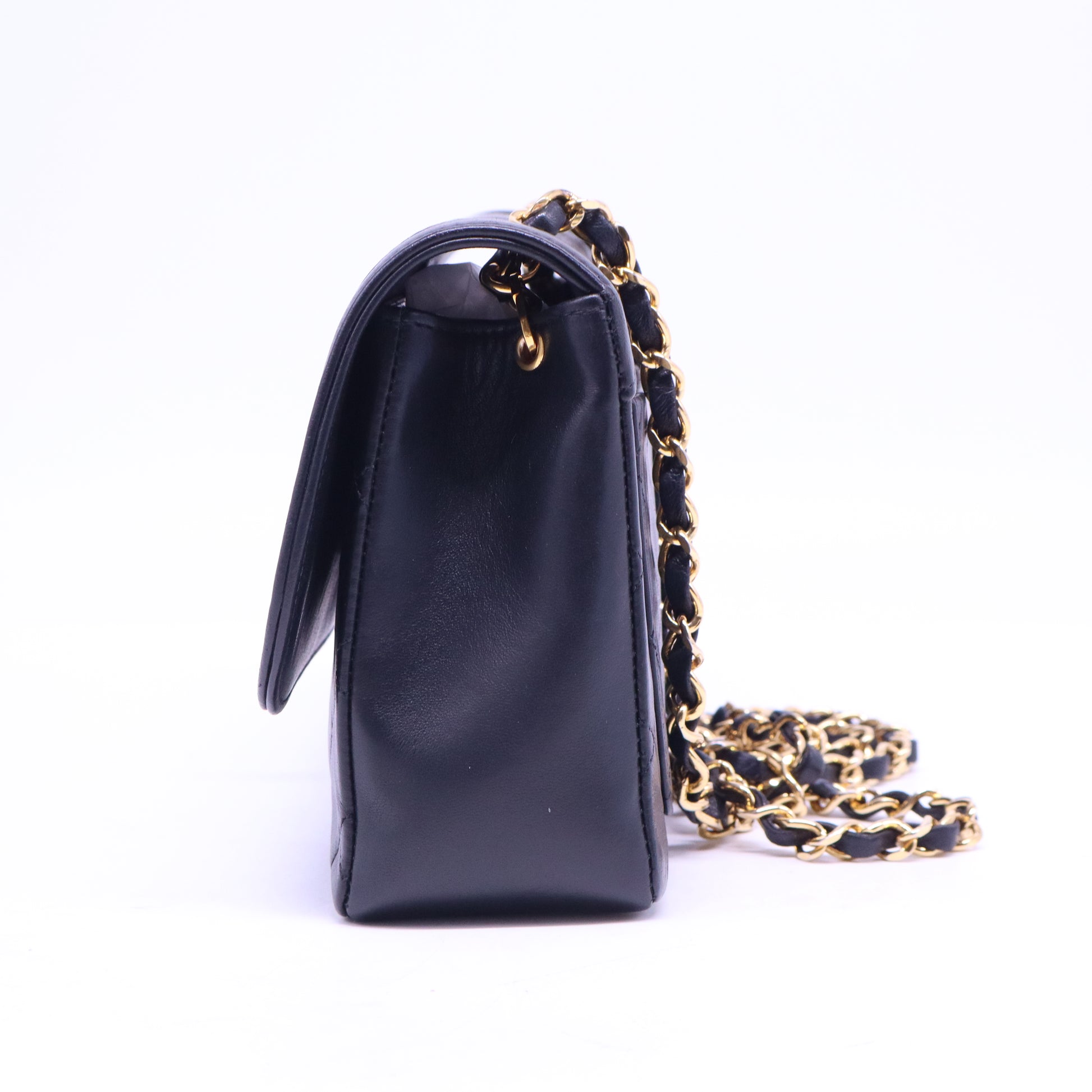 Vintage Quilted Single Flap Bag B21411