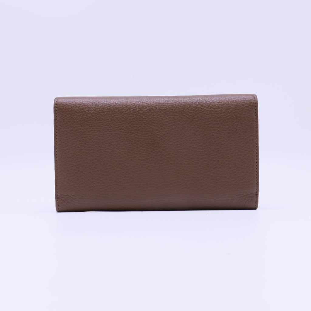 Gucci Logo Embossed Flap Wallet W22007