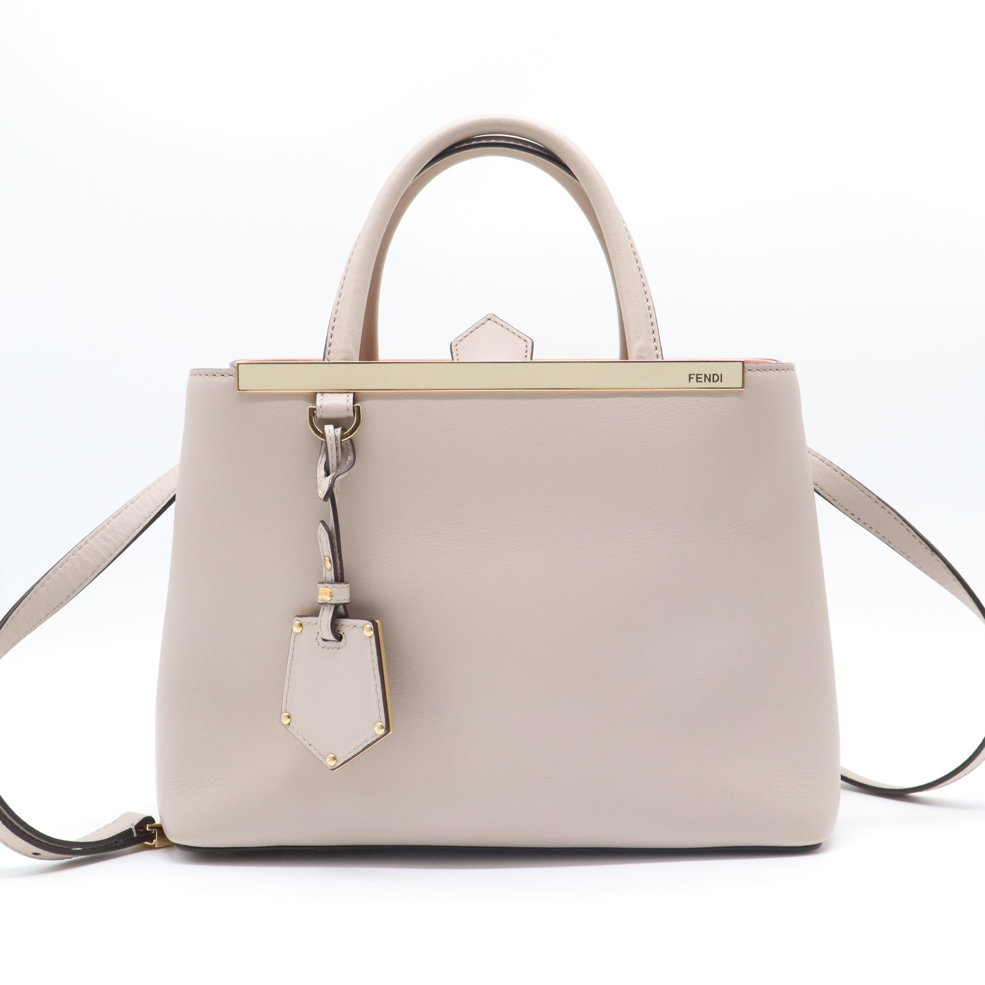 Beige Nappa Leather Petite Sac 2jours Elite Tote Bag B21531