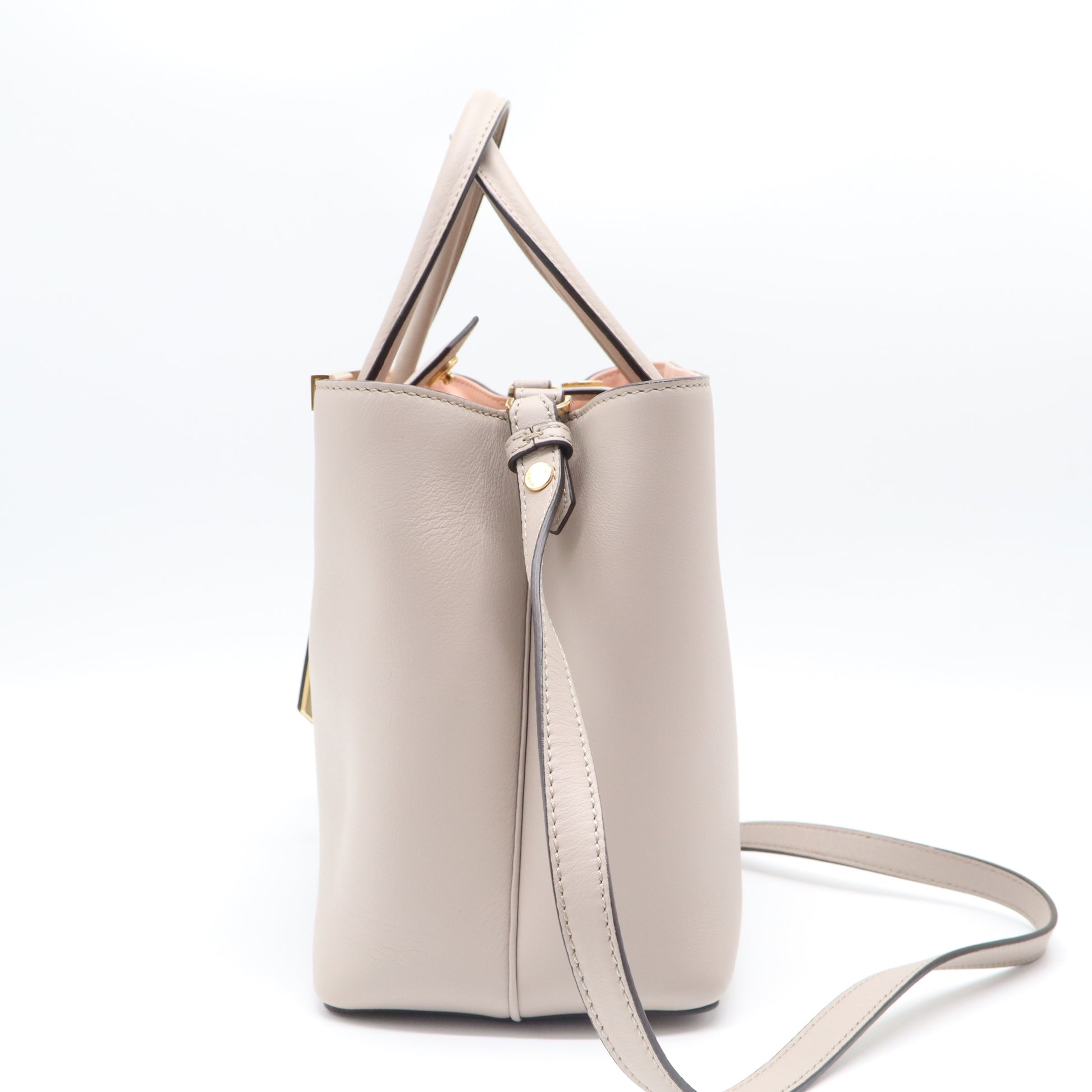 Beige Nappa Leather Petite Sac 2jours Elite Tote Bag B21531