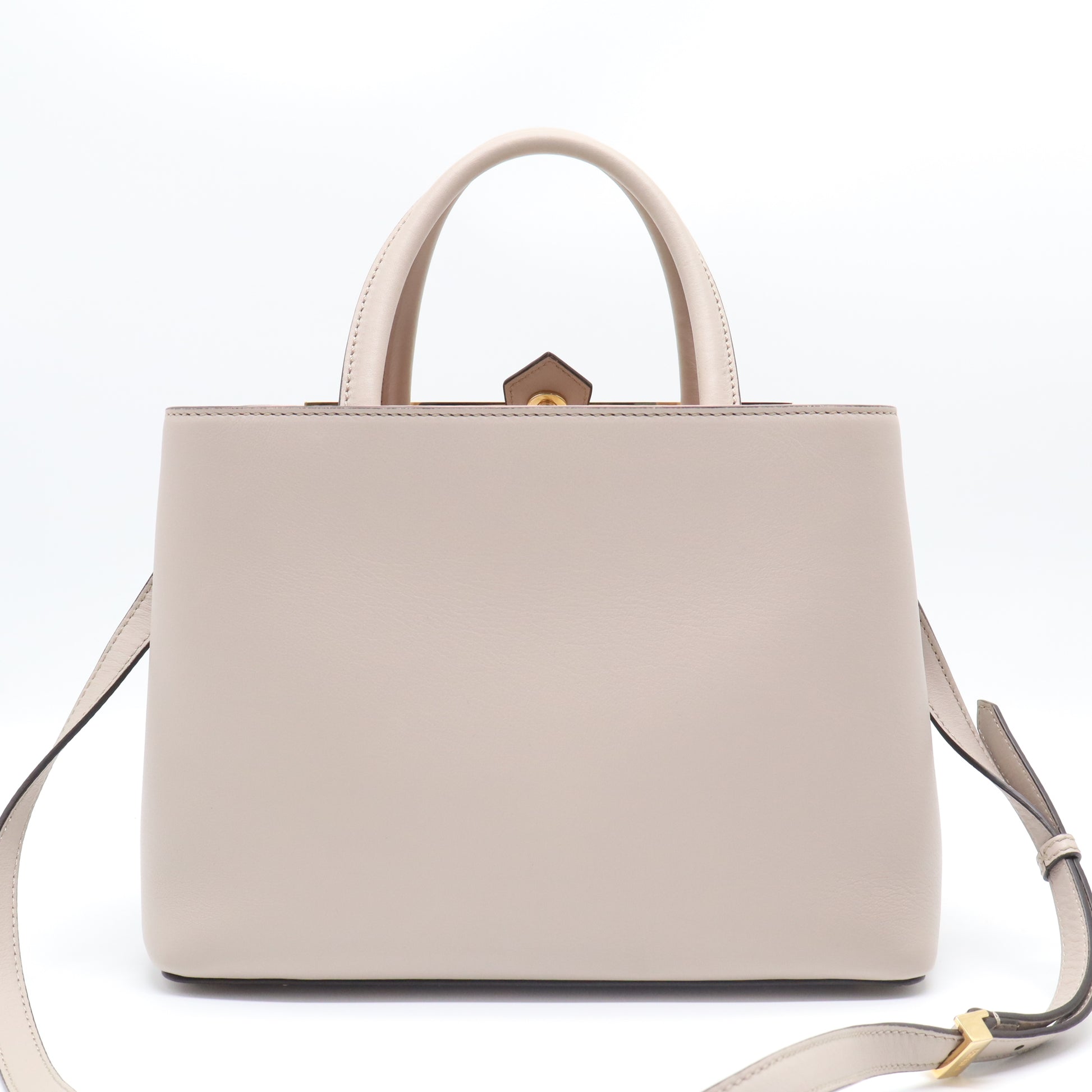 Beige Nappa Leather Petite Sac 2jours Elite Tote Bag B21531