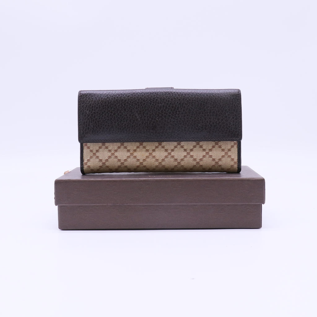Gucci Diamante Flap Wallet W21894