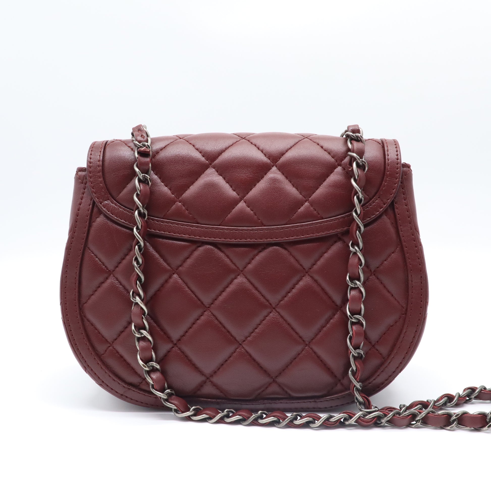 Saddle Bag Quilted Calfskin Small B22292